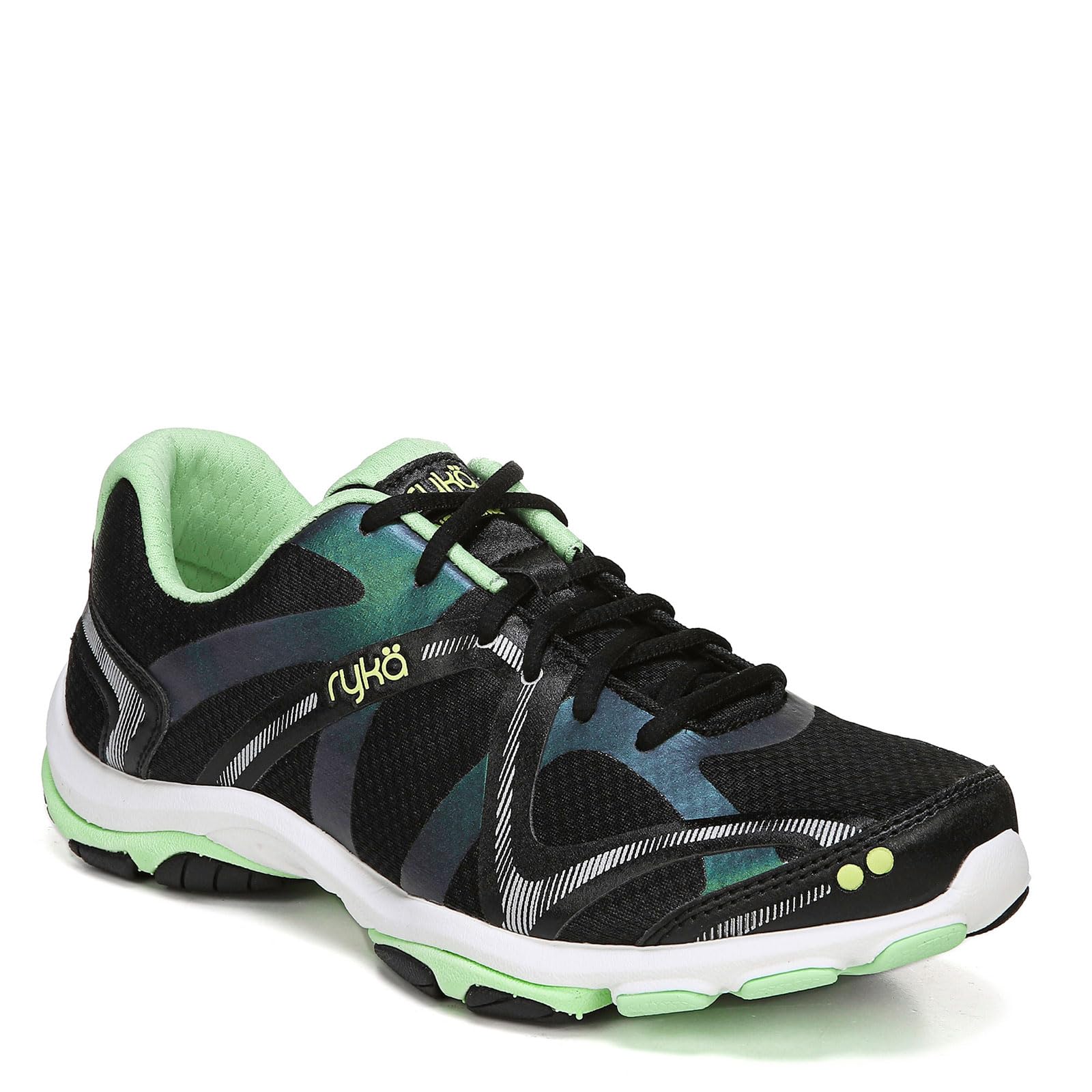Ryka Influence - Women's Black/Green Shoe Deals Outlet