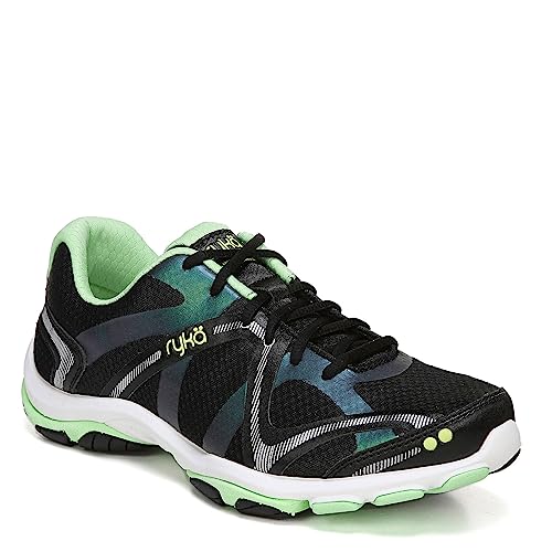 Ryka Influence - Women's Black/Green Shoe Deals Outlet