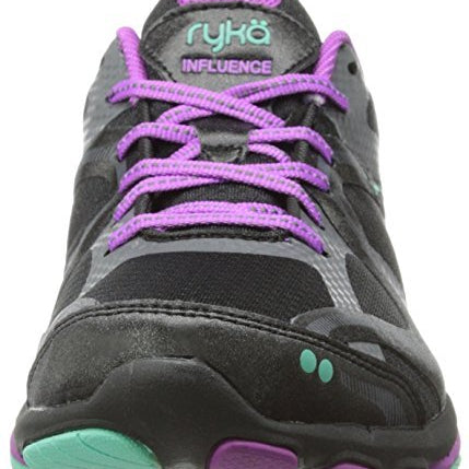 Ryka Influence - Women's Black/Sugar Plum/Vivid Aqua Shoe Deals Outlet