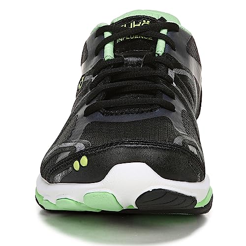 Ryka Influence - Women's Black/Green Shoe Deals Outlet