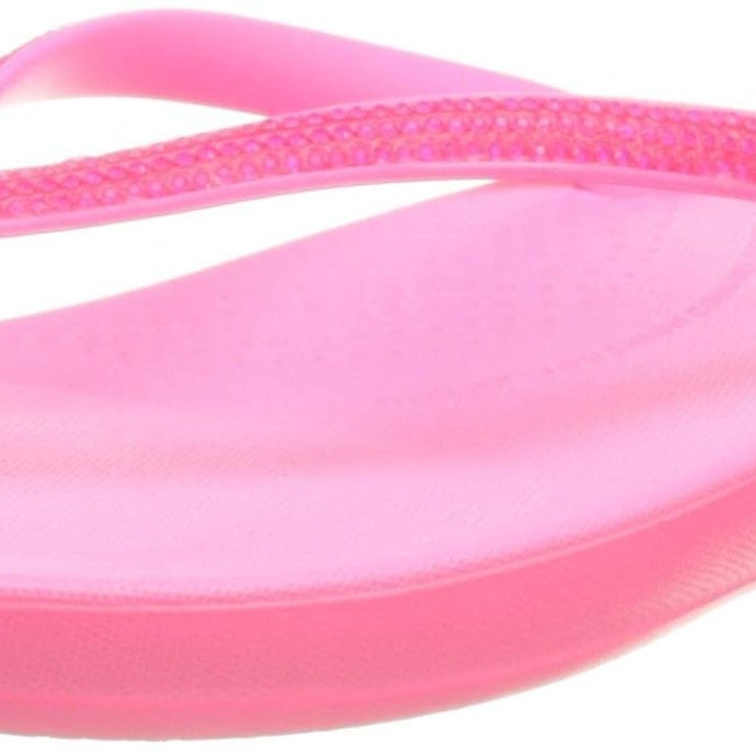 FitFlop IQushion Ergonomic Flip - Flops - Women's Pop Pink Shoe Deals Outlet