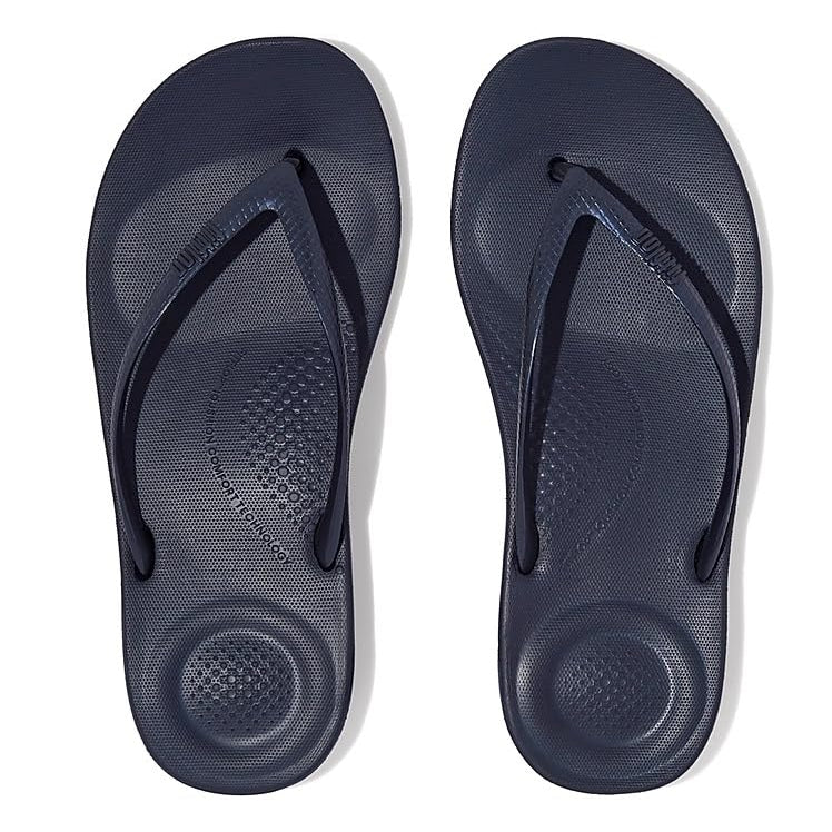 FitFlop IQushion Ergonomic Flip - Flops - Women's Midnight Navy Shoe Deals Outlet