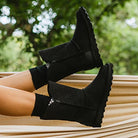 BEARPAW Irinia Boots - Women's Black Shoe Deals Outlet