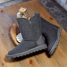 BEARPAW Irinia Boots - Women's Charcoal Shoe Deals Outlet