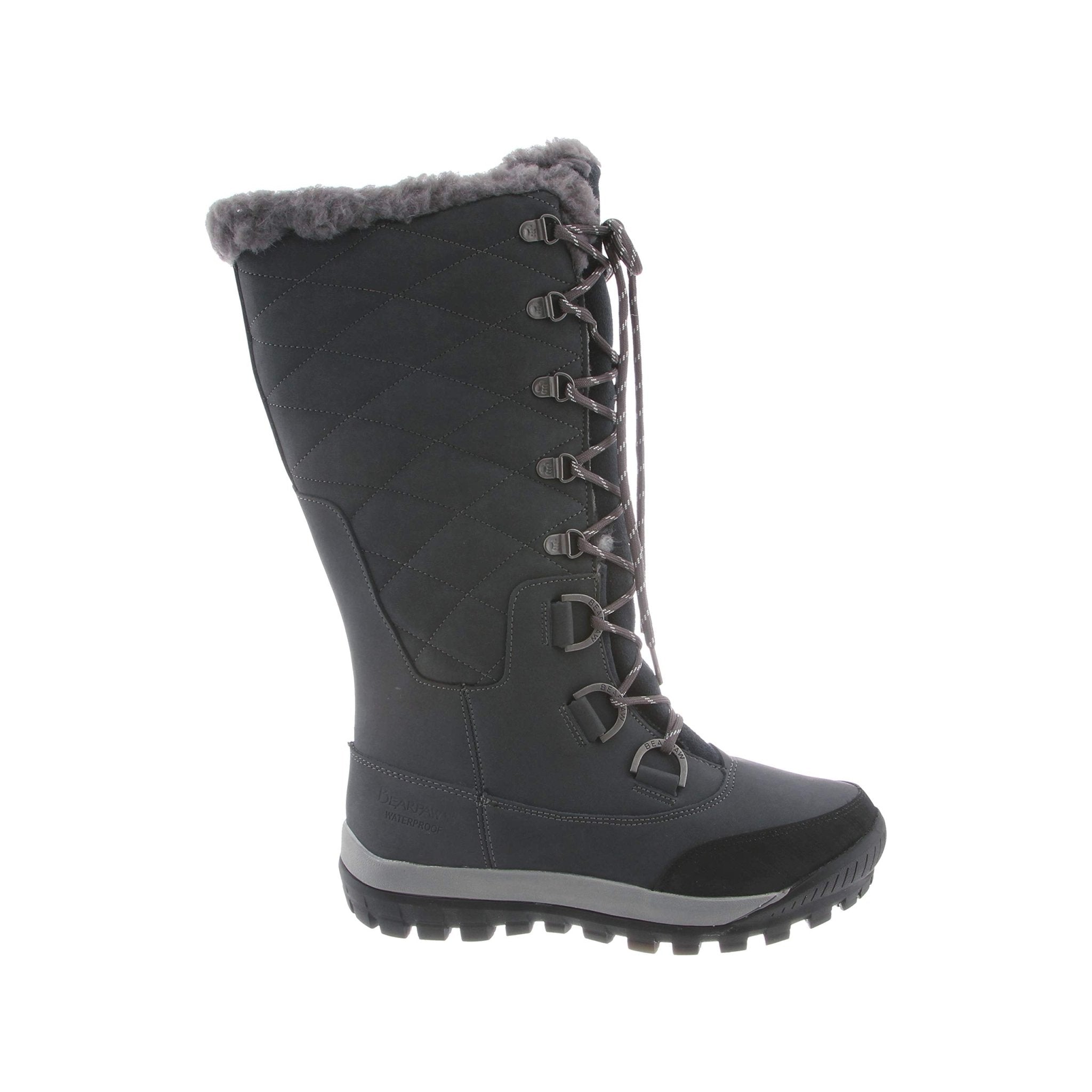 BEARPAW Isabella Boot - Women's Charcoal Shoe Deals Outlet