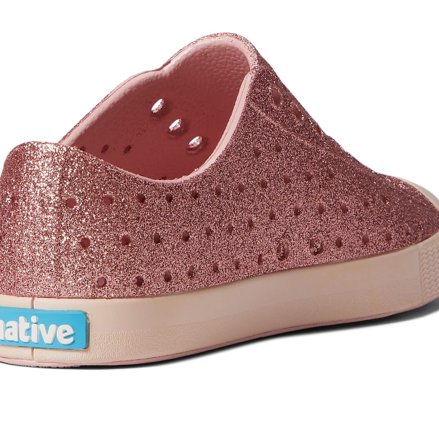 Native Shoes Kids Jefferson - Kids Rose Pink Bling/Dust Pink Shoe Deals Outlet