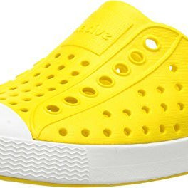 Native Shoes Kids Jefferson - Kids Crayon Yellow/Shell White Shoe Deals Outlet