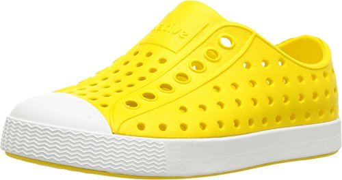 Native Shoes Kids Jefferson - Kids Crayon Yellow/Shell White Shoe Deals Outlet