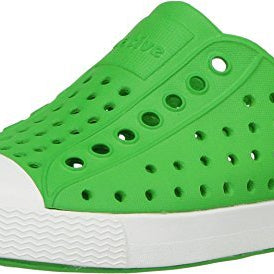 Native Shoes Kids Jefferson - Kids Grasshopper Green/Shell White Shoe Deals Outlet