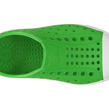 Native Shoes Kids Jefferson - Kids Grasshopper Green/Shell White Shoe Deals Outlet