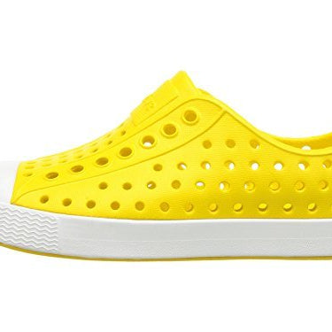 Native Shoes Kids Jefferson - Kids Crayon Yellow/Shell White Shoe Deals Outlet