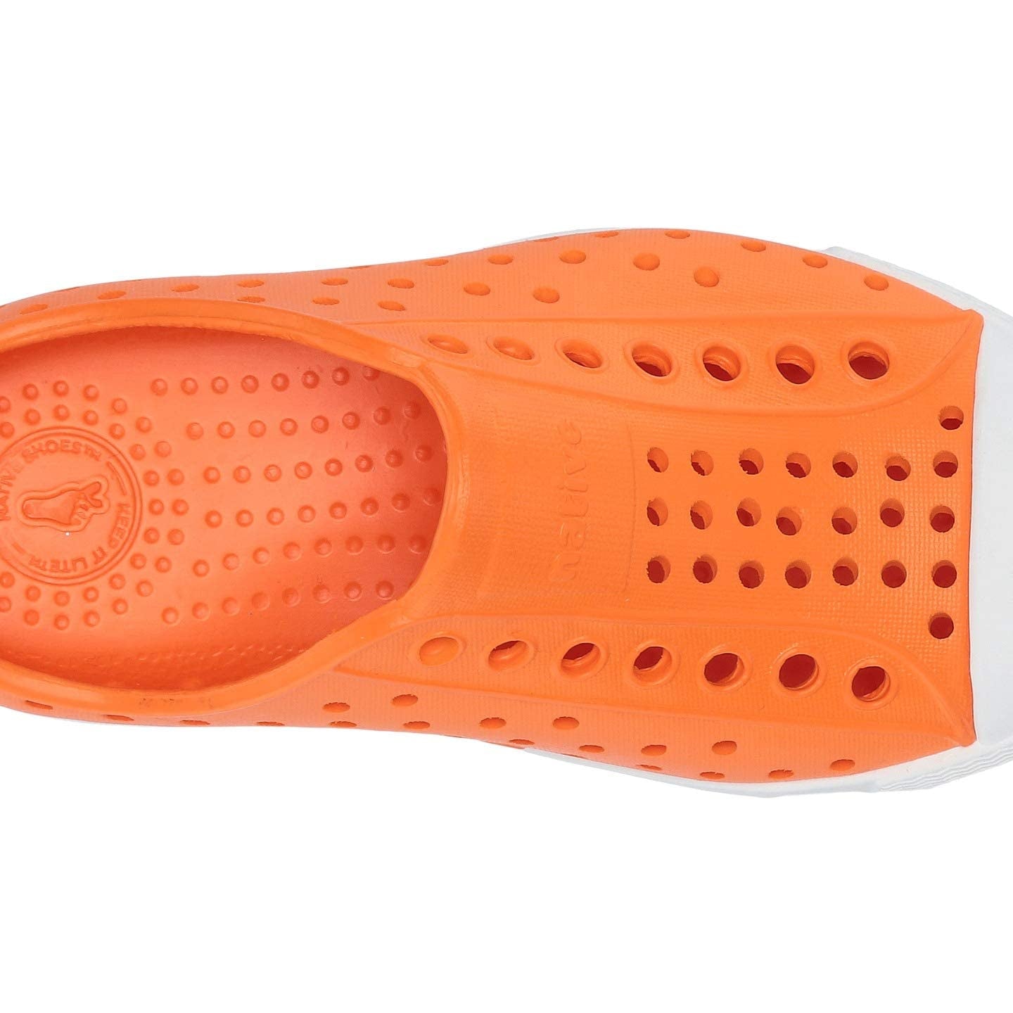 Native Shoes Kids Jefferson - Kids City Orange/Shell White Shoe Deals Outlet