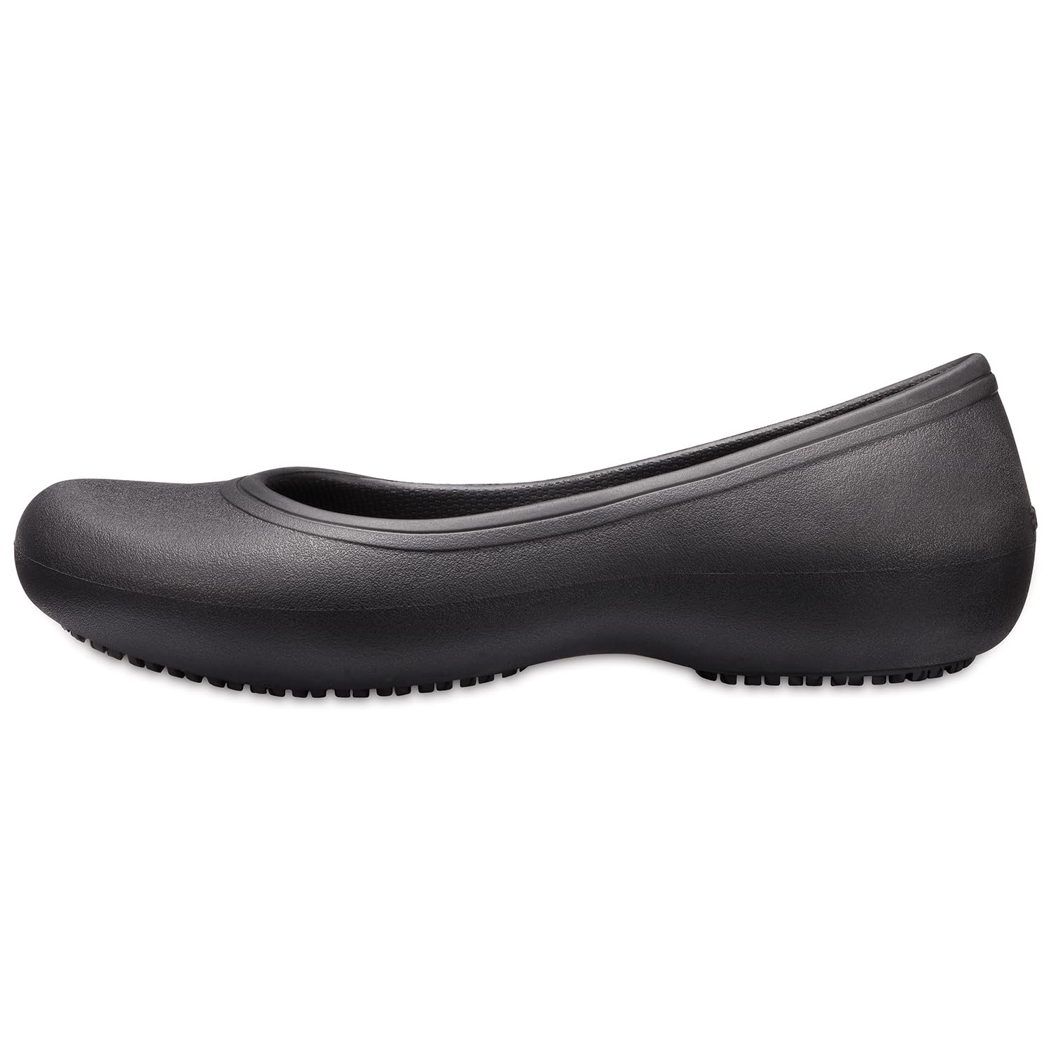 Crocs Kadee ll Work Flat - Women's Black/Black Shoe Deals Outlet