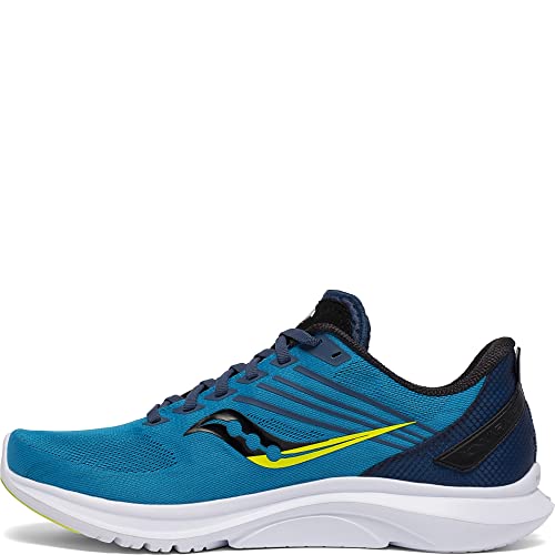 Saucony Kinvara 12 - Men's Blue/Citrus Shoe Deals Outlet