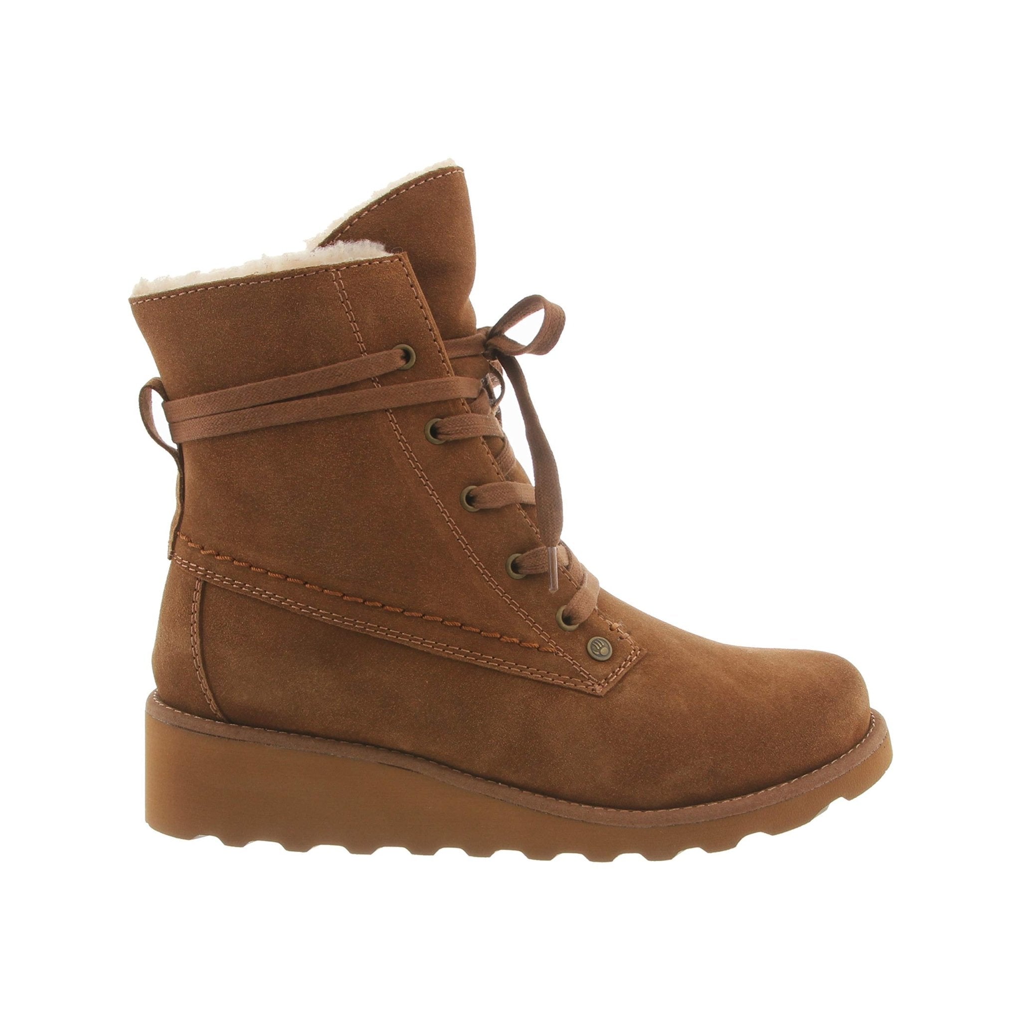 BEARPAW Krista Ankle Boot - Women's Hickory Shoe Deals Outlet