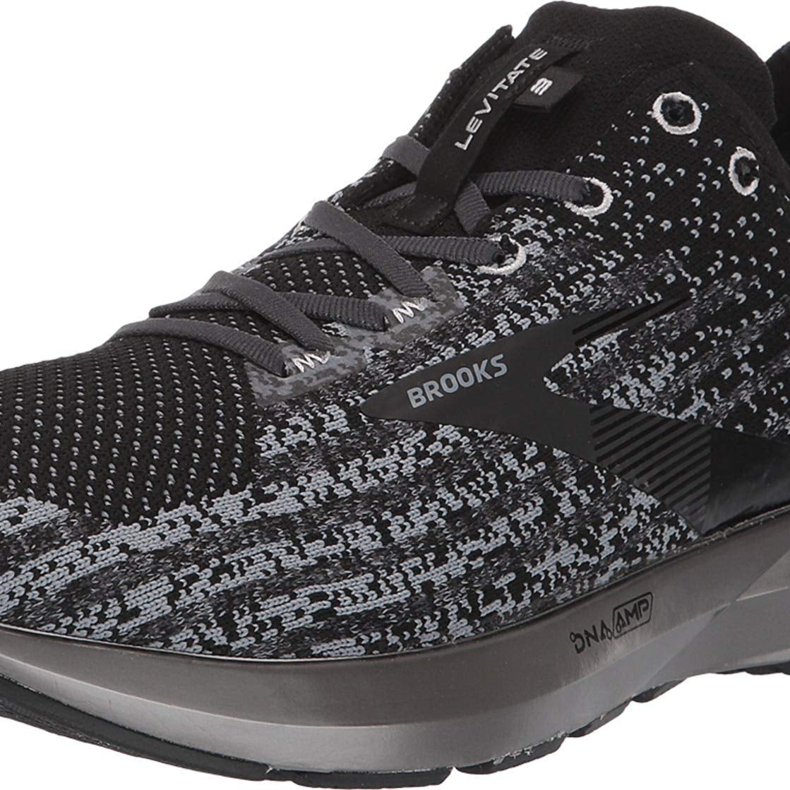 Brooks Levitate 3 - Men's Black/Grey Shoe Deals Outlet