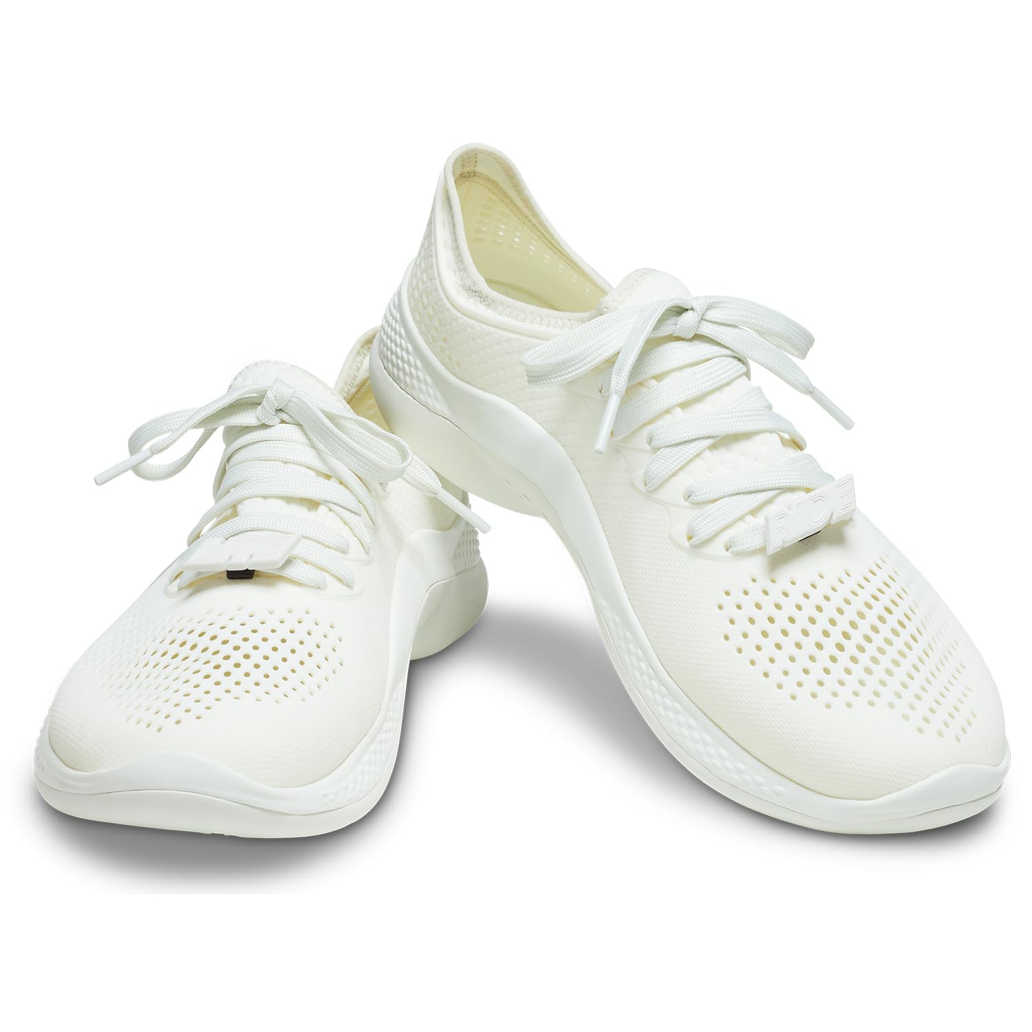 Crocs LiteRide 360 Pacer Sneaker - Women's Almost White/Almost White Shoe Deals Outlet