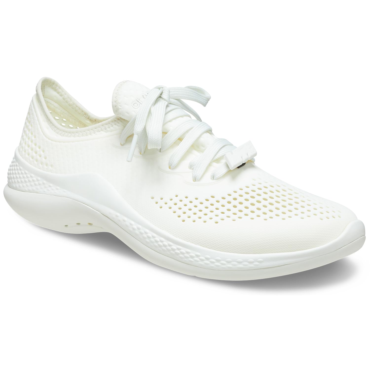 Crocs LiteRide 360 Pacer Sneaker - Women's Almost White/Almost White Shoe Deals Outlet