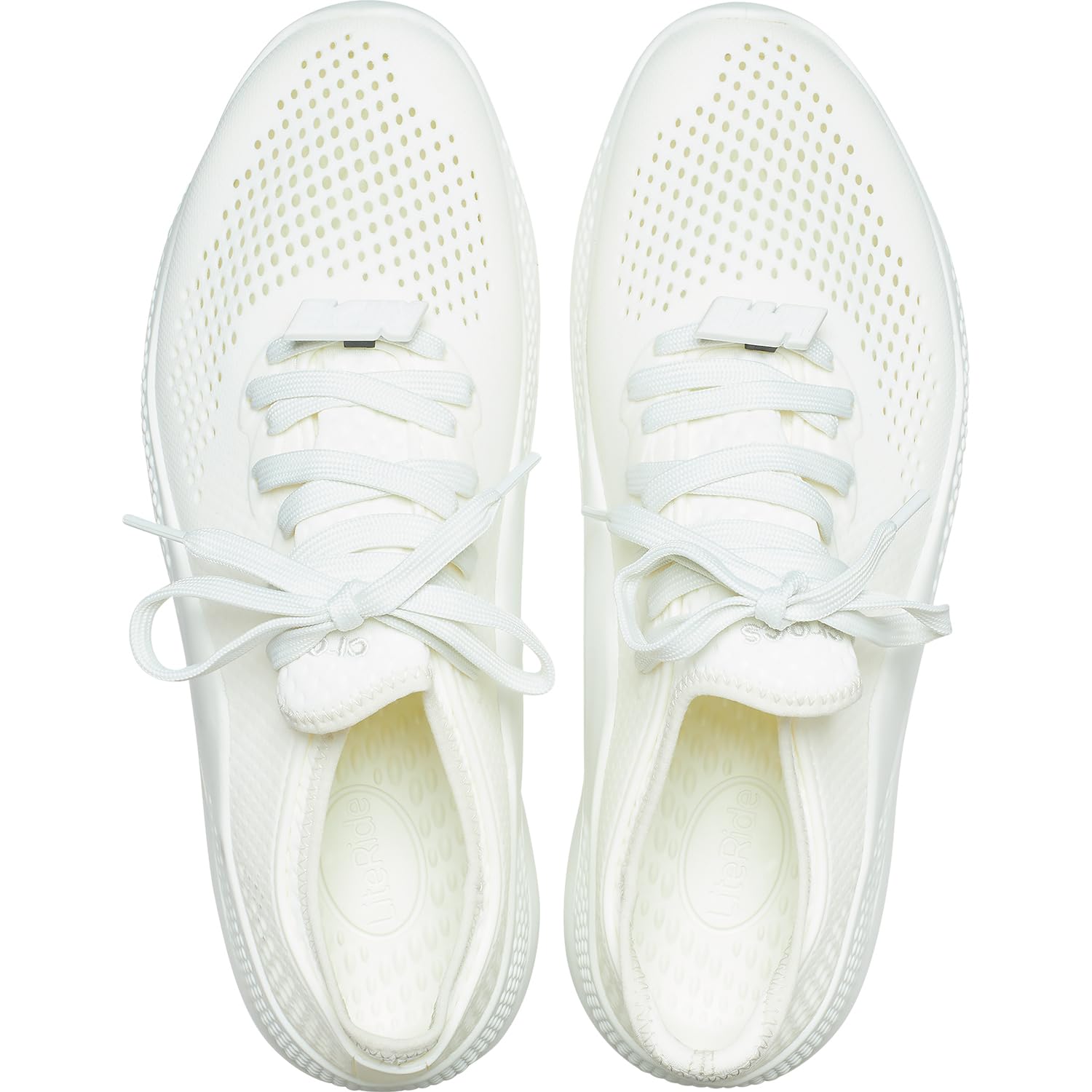 Crocs LiteRide 360 Pacer Sneaker - Women's Almost White/Almost White Shoe Deals Outlet