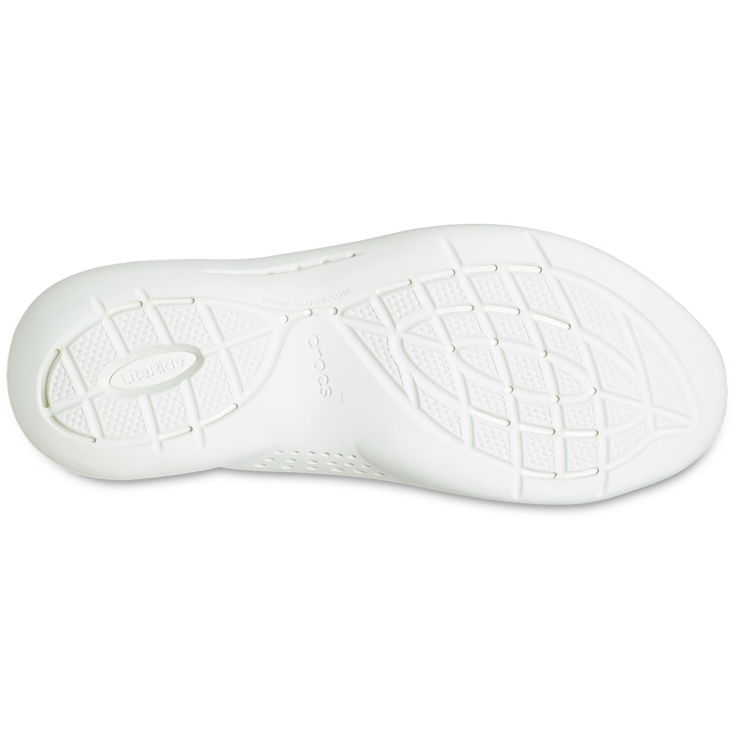 Crocs LiteRide 360 Pacer Sneaker - Women's Almost White/Almost White Shoe Deals Outlet