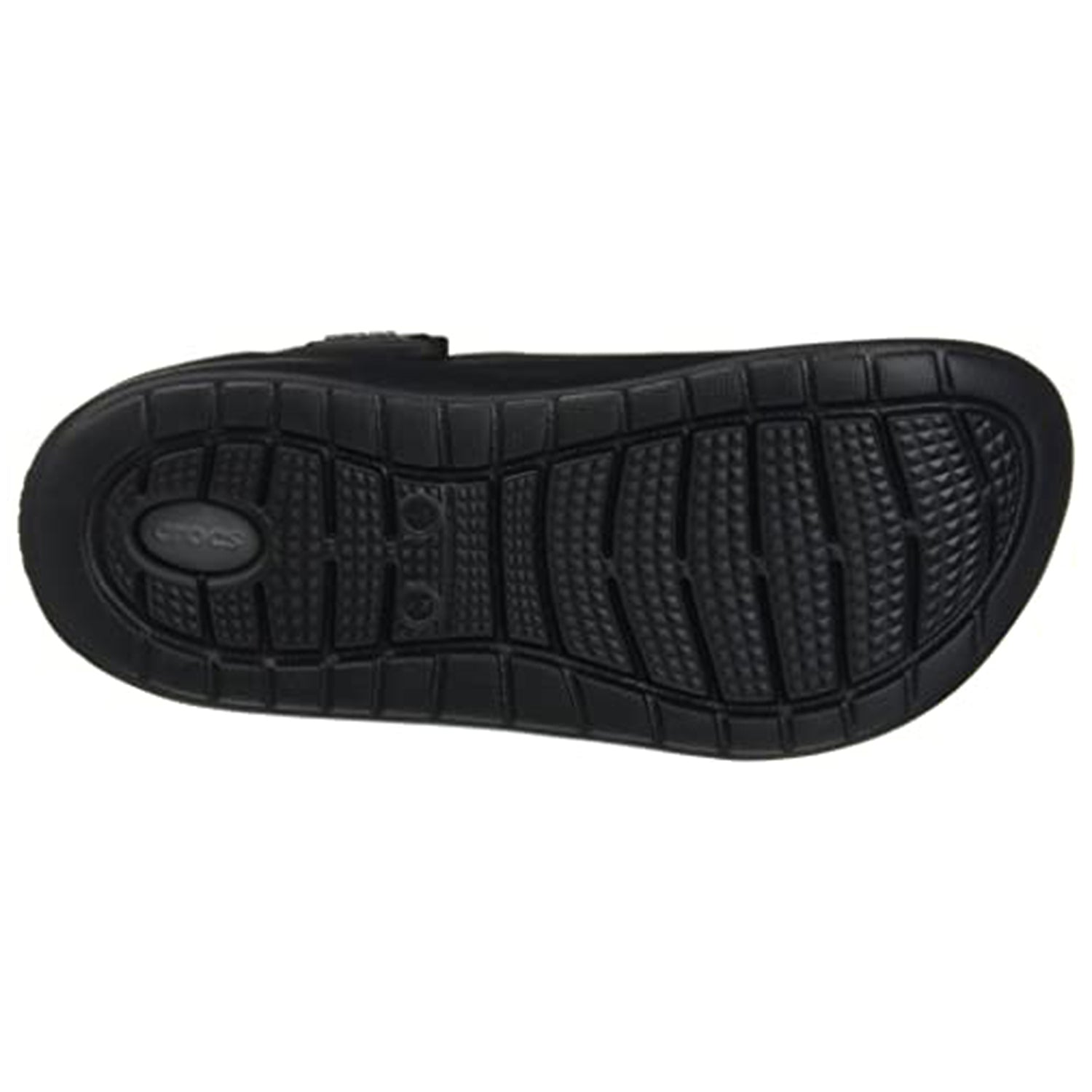 Crocs LiteRide Clog - Unisex Black/Slate Grey Shoe Deals Outlet