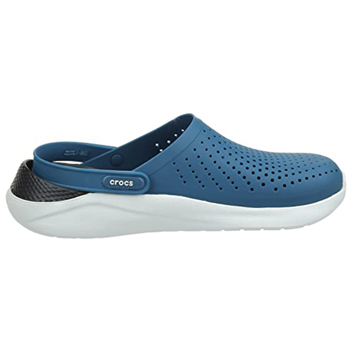 Crocs LiteRide Clog - Unisex Vivid Blue Almost White Shoe Deals Outlet
