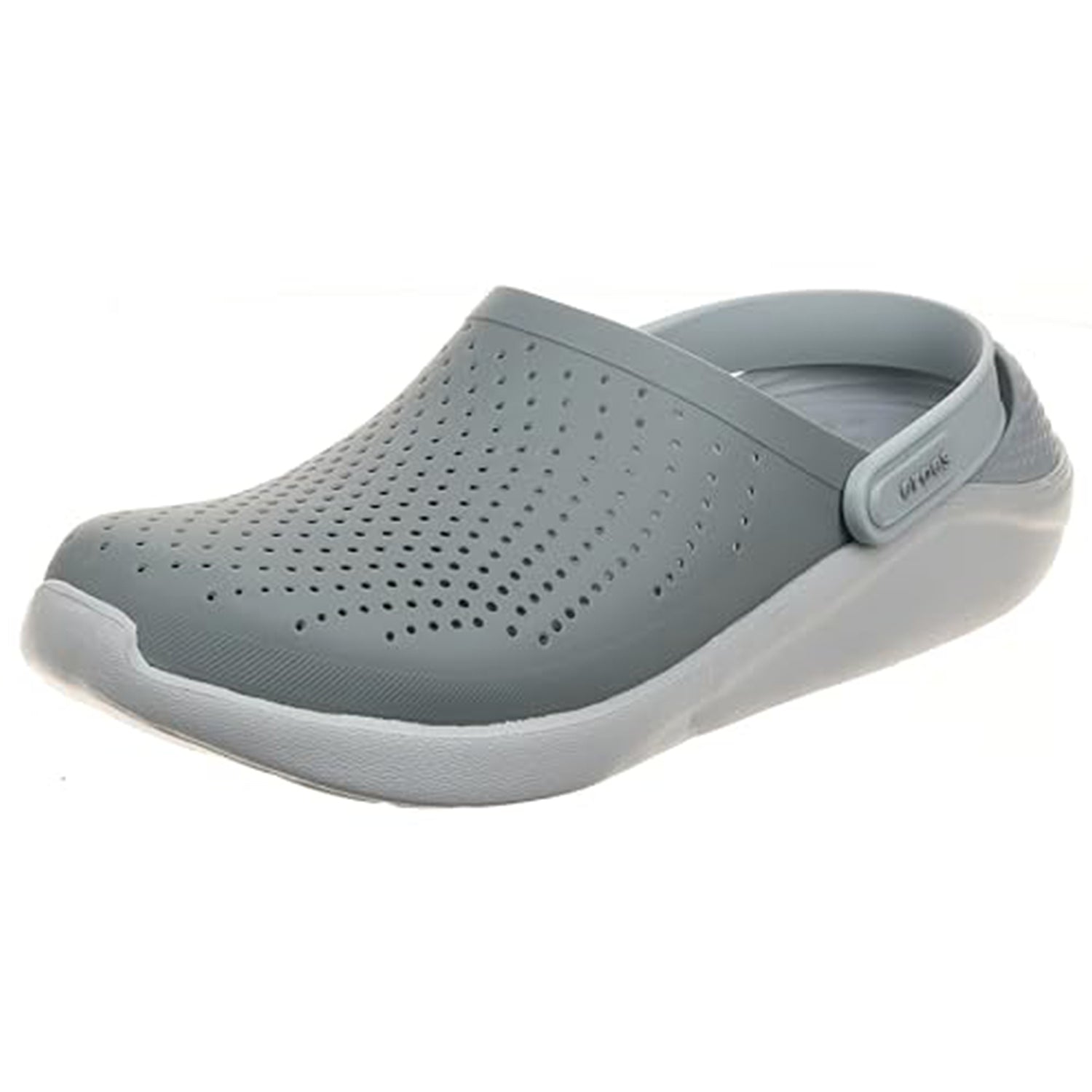 Crocs LiteRide Clog - Unisex Smoke/Pearl White Shoe Deals Outlet
