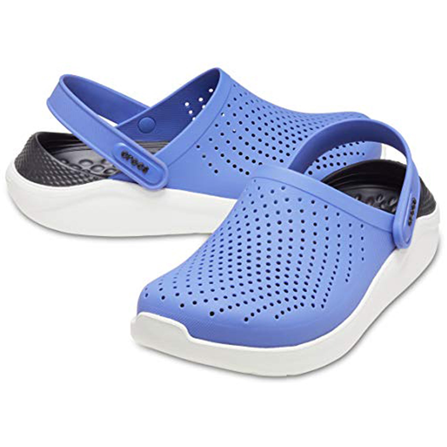 Crocs LiteRide Clog - Unisex Lapis/Black Shoe Deals Outlet