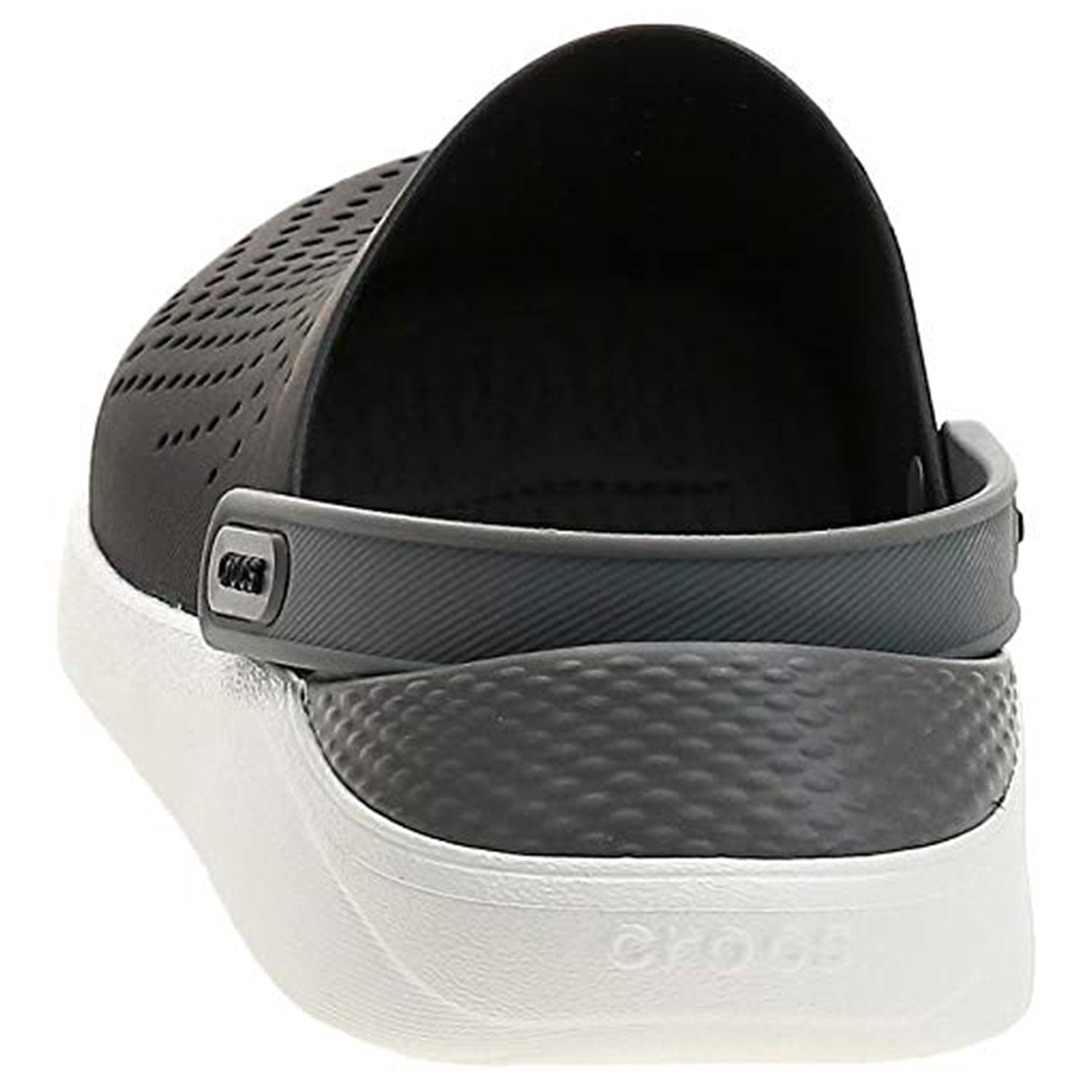 Crocs LiteRide Clog - Unisex Black/Smoke Shoe Deals Outlet