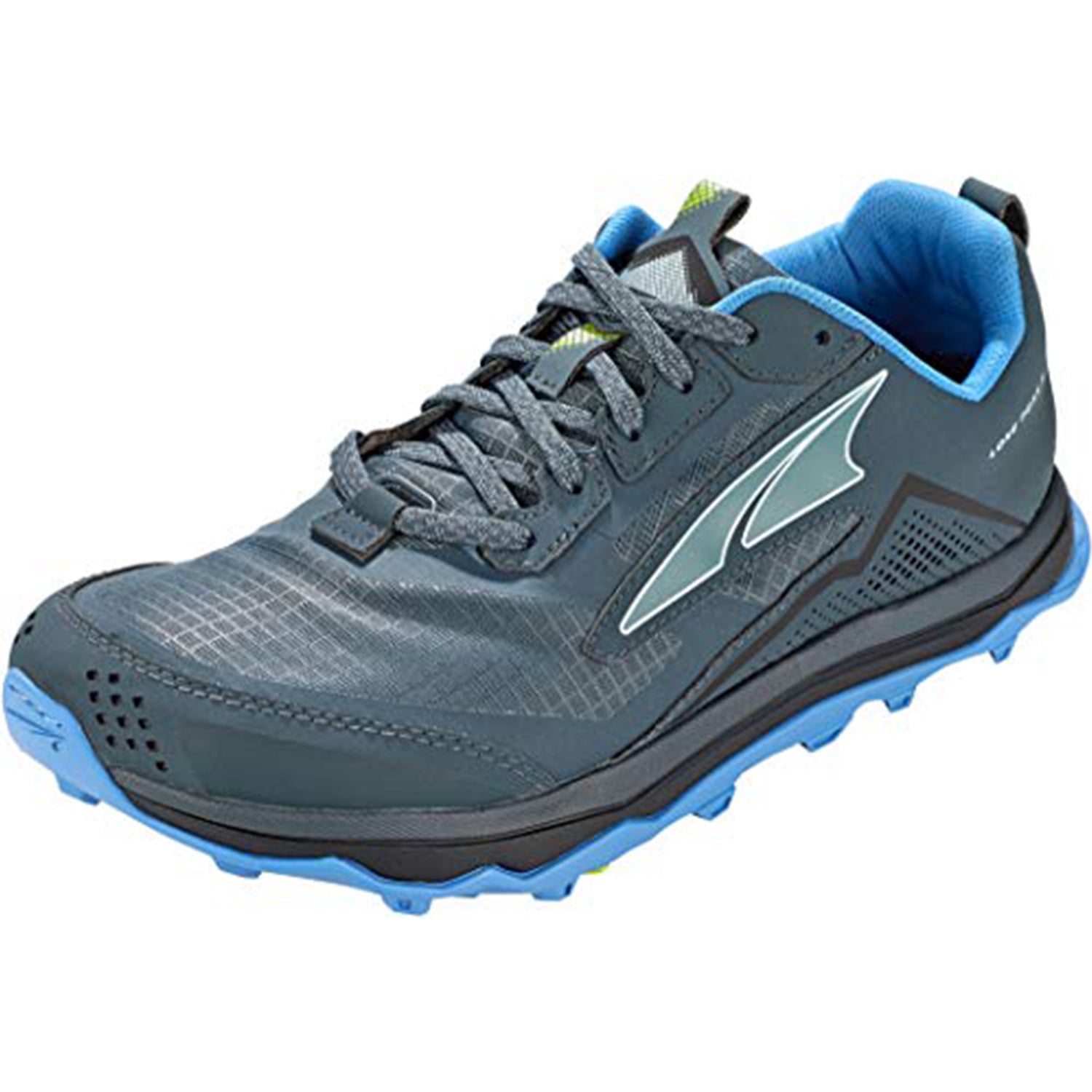 Altra Lone Peak 5 - Men's Blue/Lime Shoe Deals Outlet