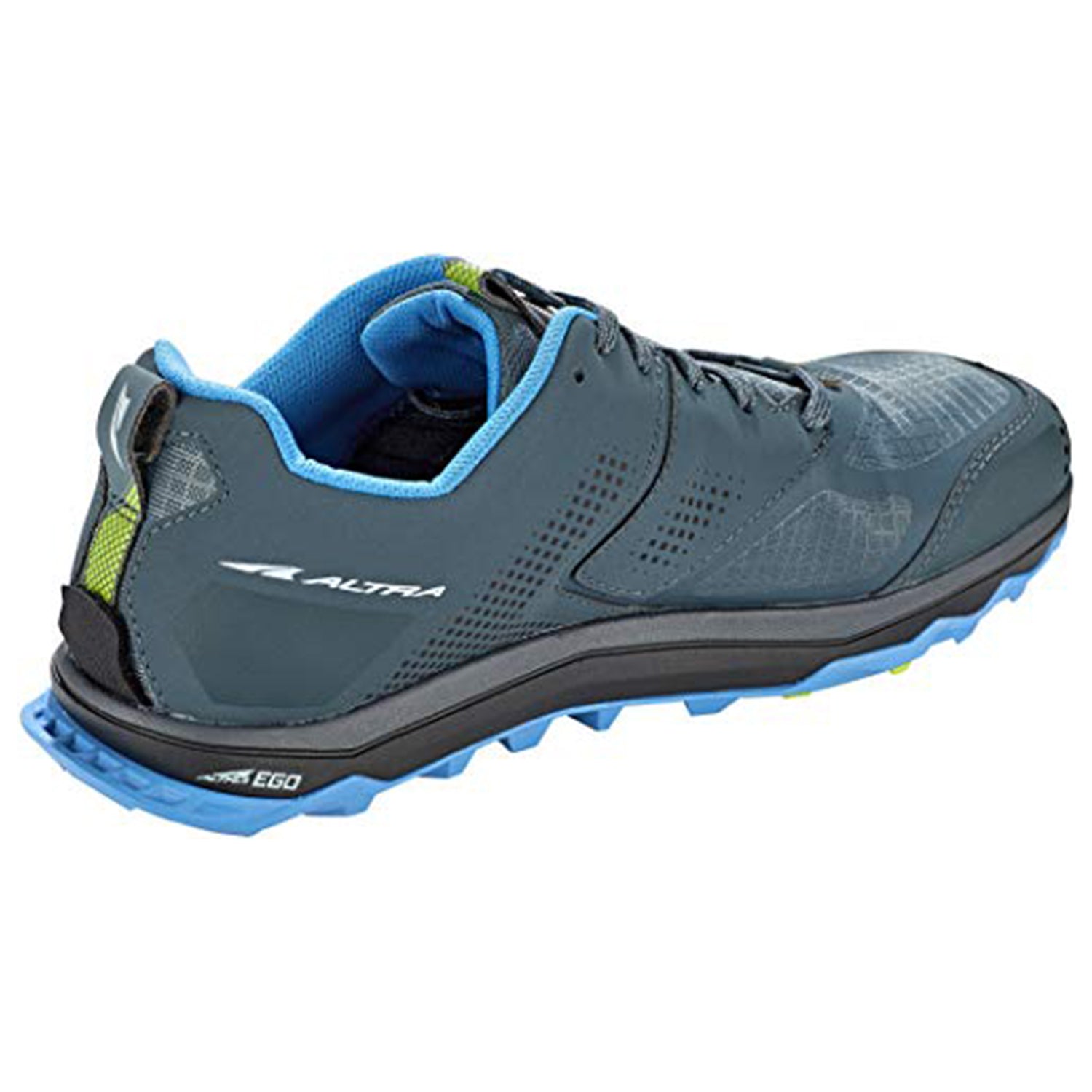 Altra Lone Peak 5 - Men's Blue/Lime Shoe Deals Outlet