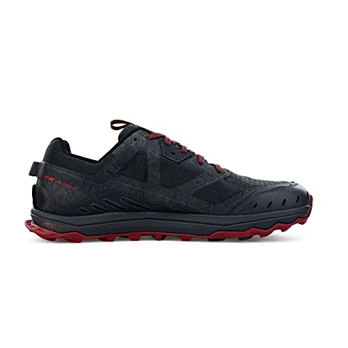 Altra Lone Peak 6 - Men's Black/Grey Shoe Deals Outlet