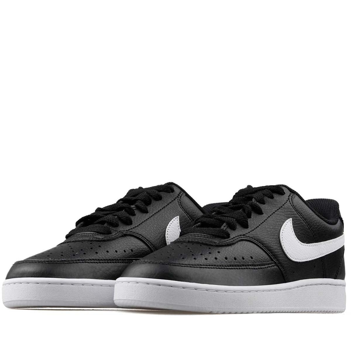 Nike Low Court Vision - Women's Black/White Shoe Deals Outlet