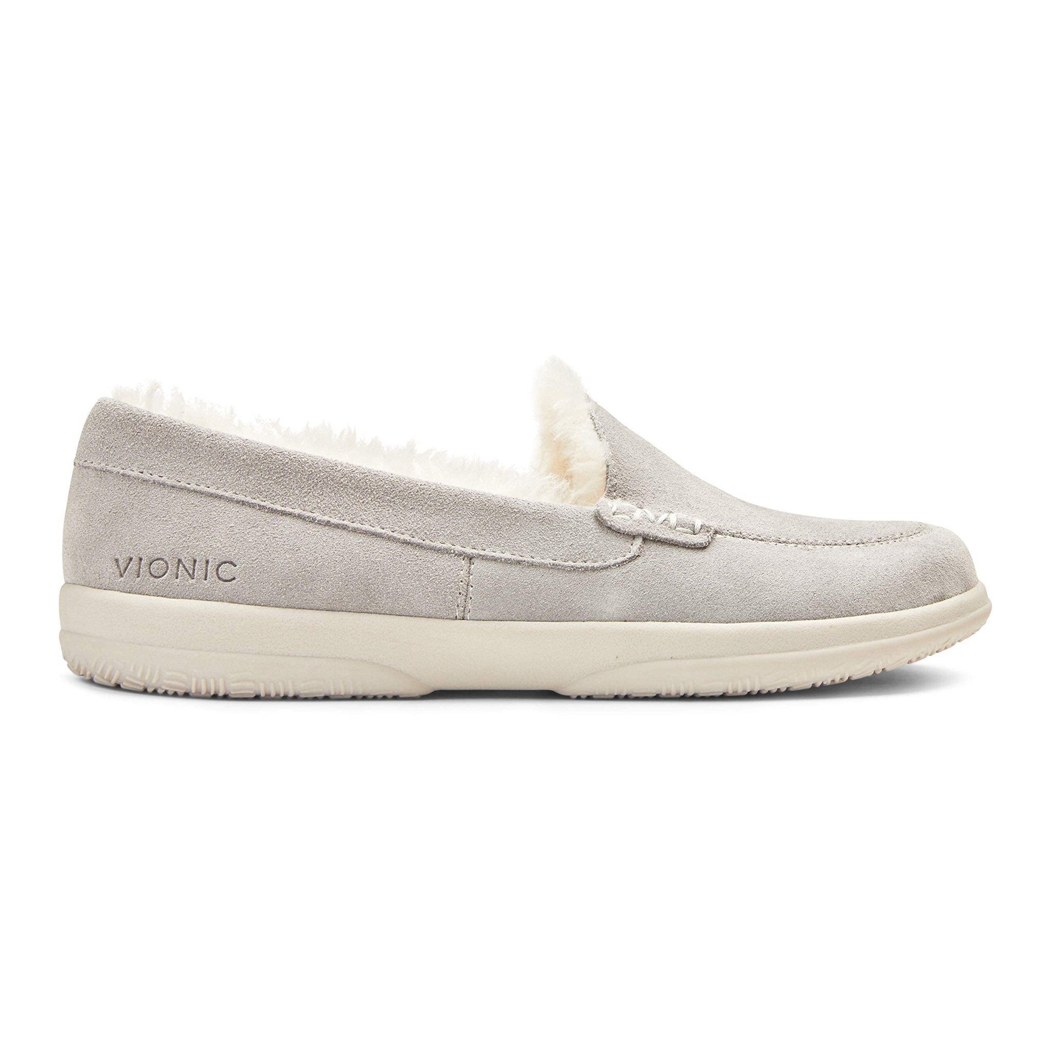 VIONIC Lynez Slipper - Women's Light Gray Shoe Deals Outlet