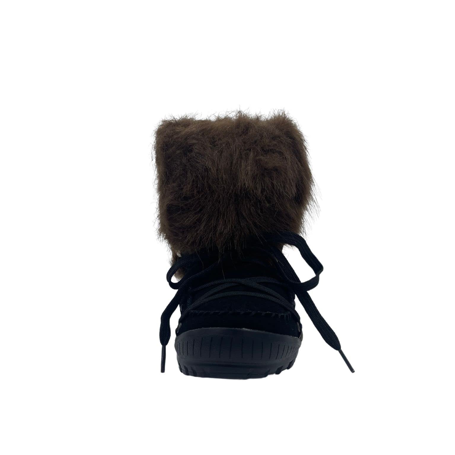BEARPAW Marilyn Short Boot - Women's Black/Brown Shoe Deals Outlet