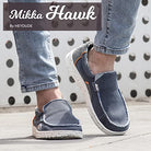 Hey Dude Mikka - Men's Hawk Blue Horizon Shoe Deals Outlet