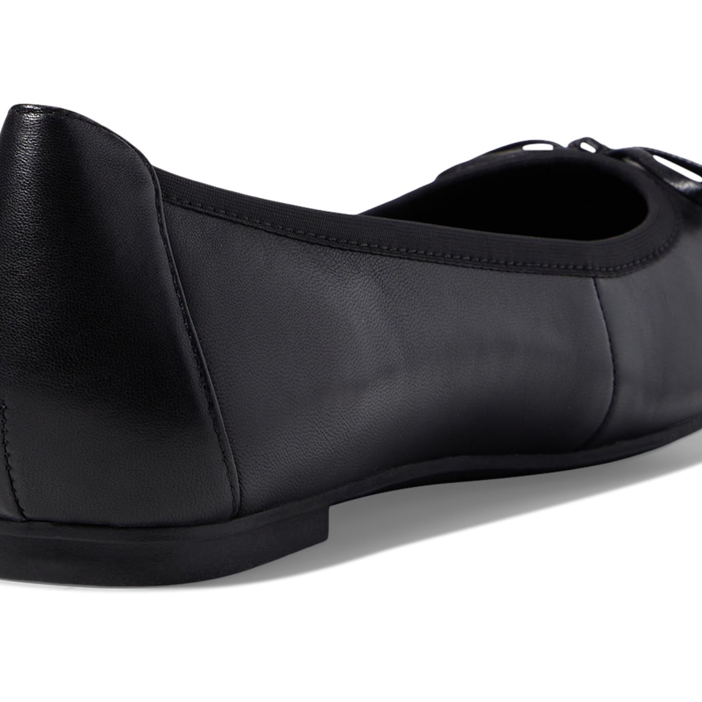 VIONIC Minna Ballet Flat - Women's Black Nappa Leather Shoe Deals Outlet