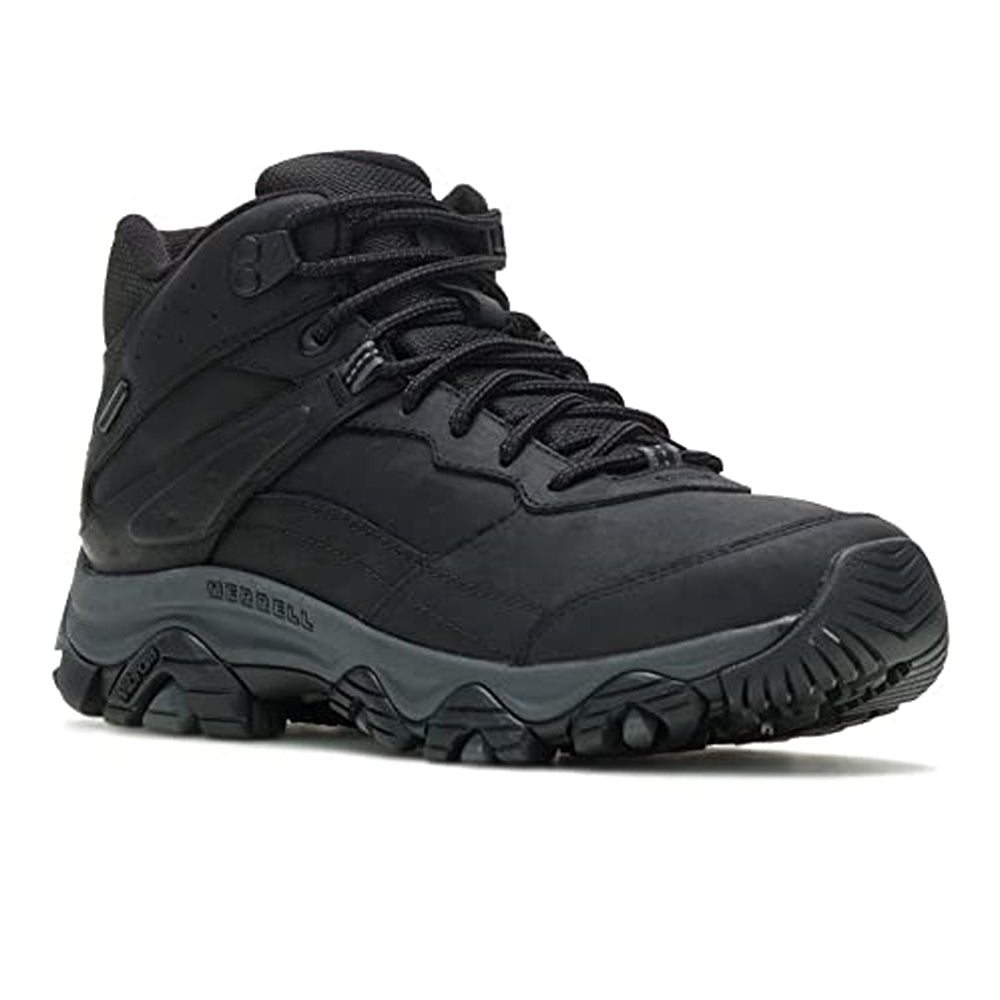 Merrell Moab Adventure 3 Mid WP - Men's Black Shoe Deals Outlet