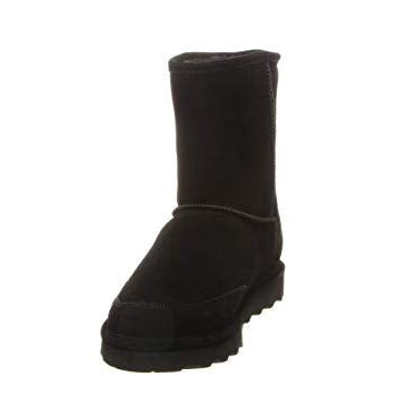 BEARPAW Moc II Slippers - Men's Black Multi Knit Shoe Deals Outlet