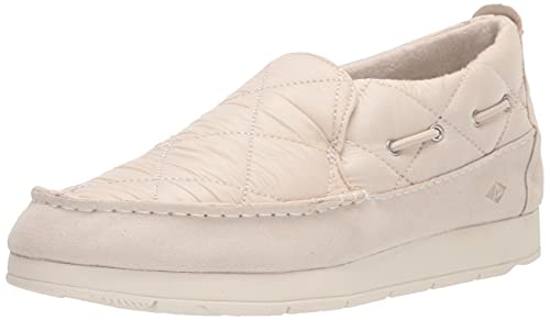 Sperry Moc - Sider Nylon Solid Slip On - Women's Ivory Nylon Shoe Deals Outlet