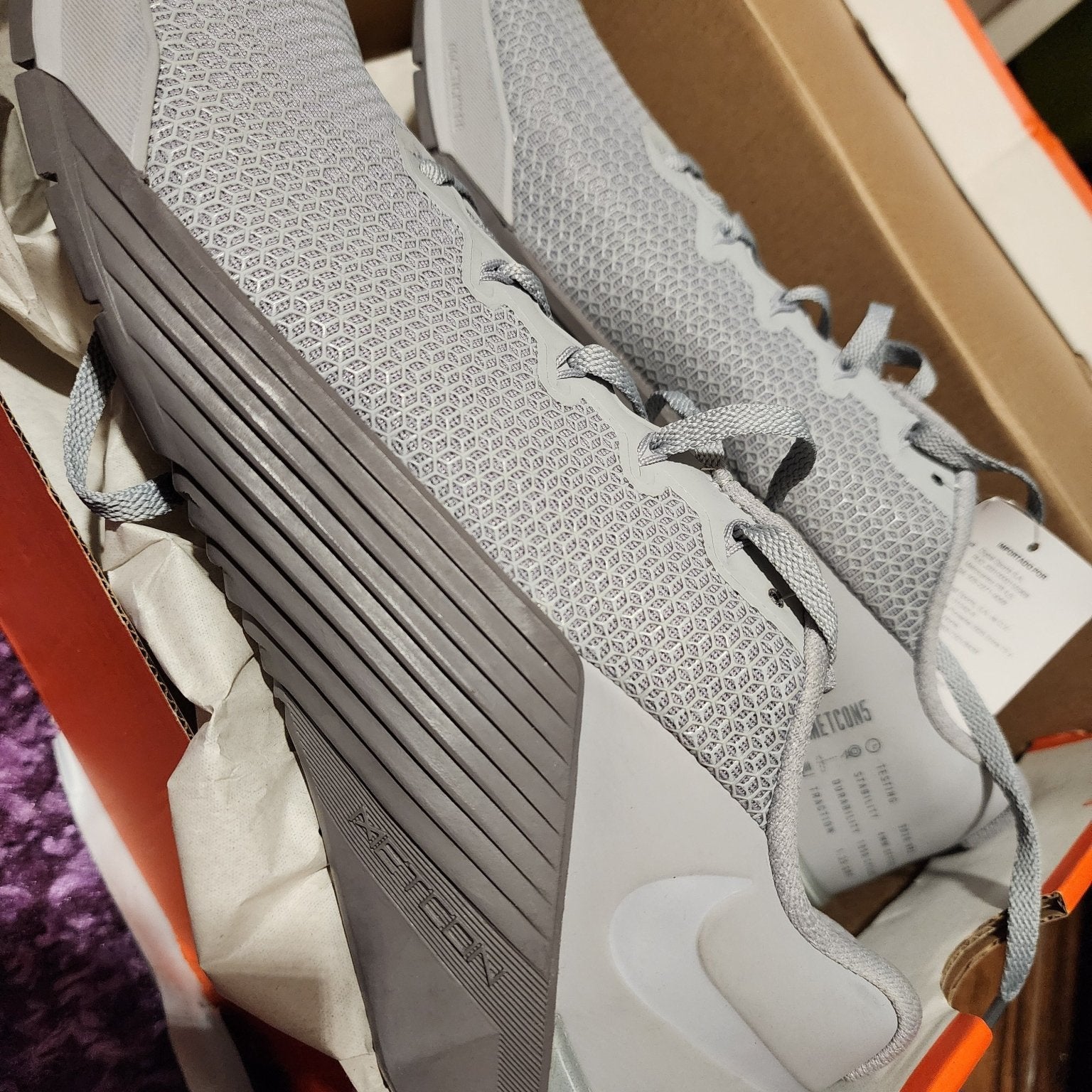 Nike Metcon 5 Gunsmoke/Black - wolf Grey 10.5 M 193148962320 Shoe Deals Outlet