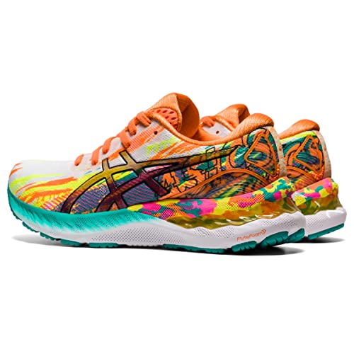 ASICS Nimbus 23 - Women's Hot Pink/Sour Yuzu Shoe Deals Outlet