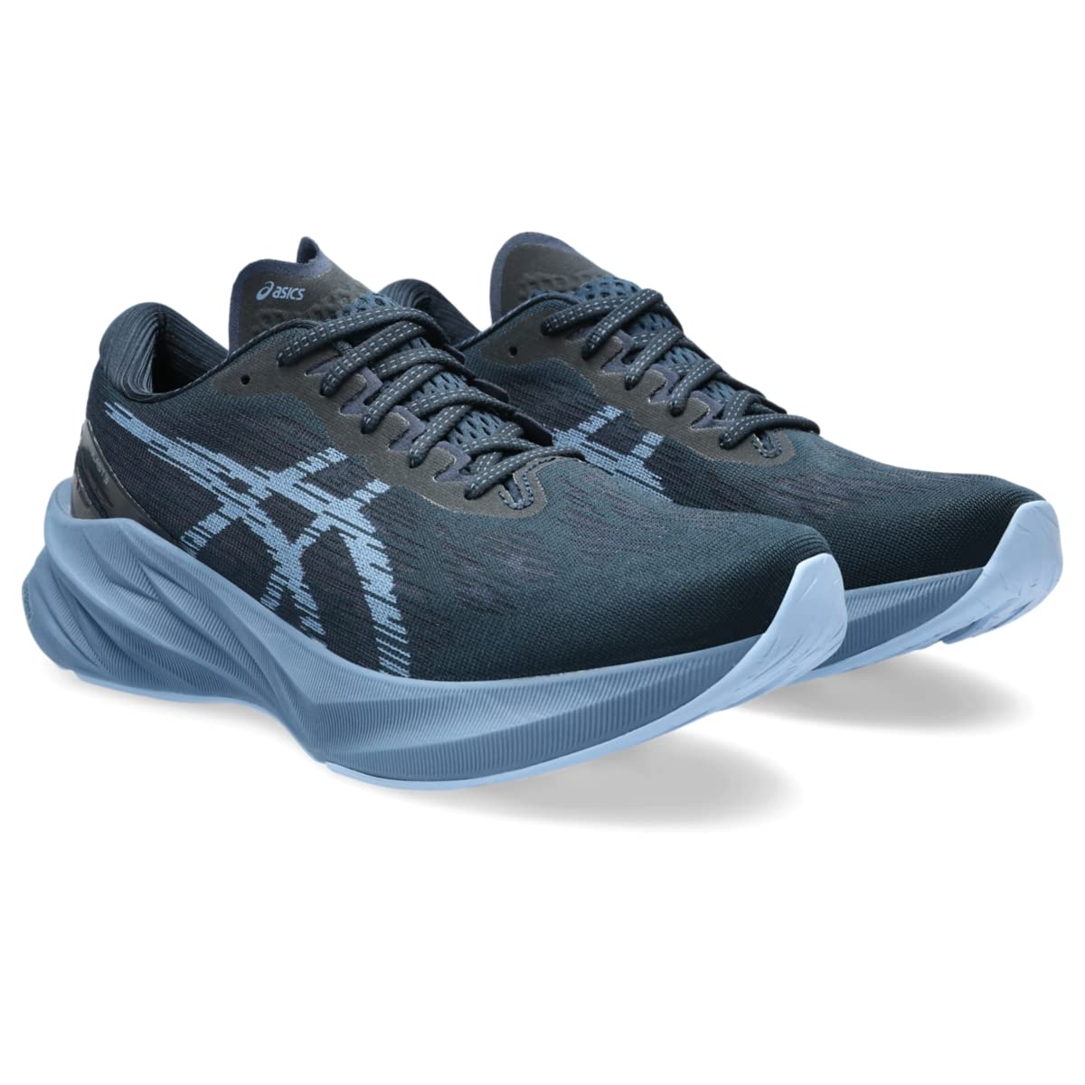 ASICS Novablast 3 - Men's French Blue/Storm Blue Shoe Deals Outlet