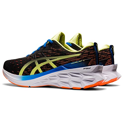 ASICS Novoblast 2 - Men's Black/Shocking Orange Shoe Deals Outlet