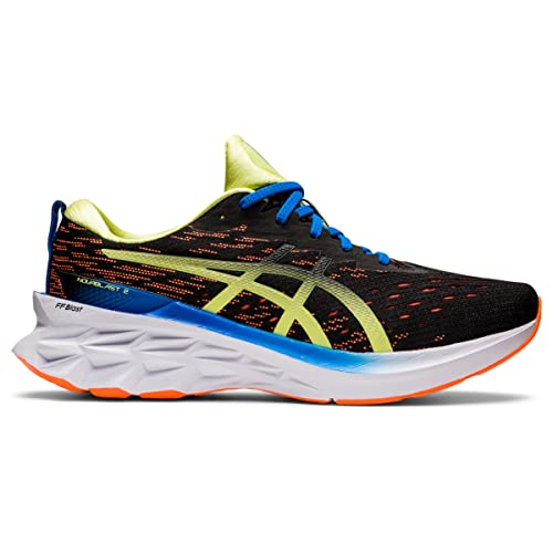 ASICS Novoblast 2 - Men's Black/Shocking Orange Shoe Deals Outlet