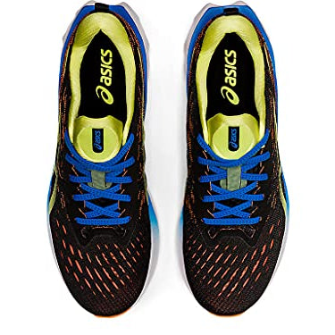 ASICS Novoblast 2 - Men's Black/Shocking Orange Shoe Deals Outlet