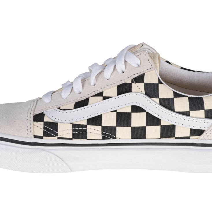 Vans Old Skool Classic - Unisex Off - White/Black Checkerboard Shoe Deals Outlet