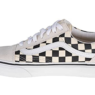 Vans Old Skool Classic - Unisex Off - White/Black Checkerboard Shoe Deals Outlet
