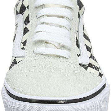 Vans Old Skool Classic - Unisex Off - White/Black Checkerboard Shoe Deals Outlet