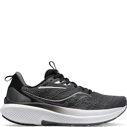 Saucony Omni 21 Running Shoe - Men's Black/White Shoe Deals Outlet